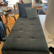 Velvet green day bed