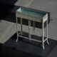 Painted metal planter on a stand, Art of Vintage, 1920s