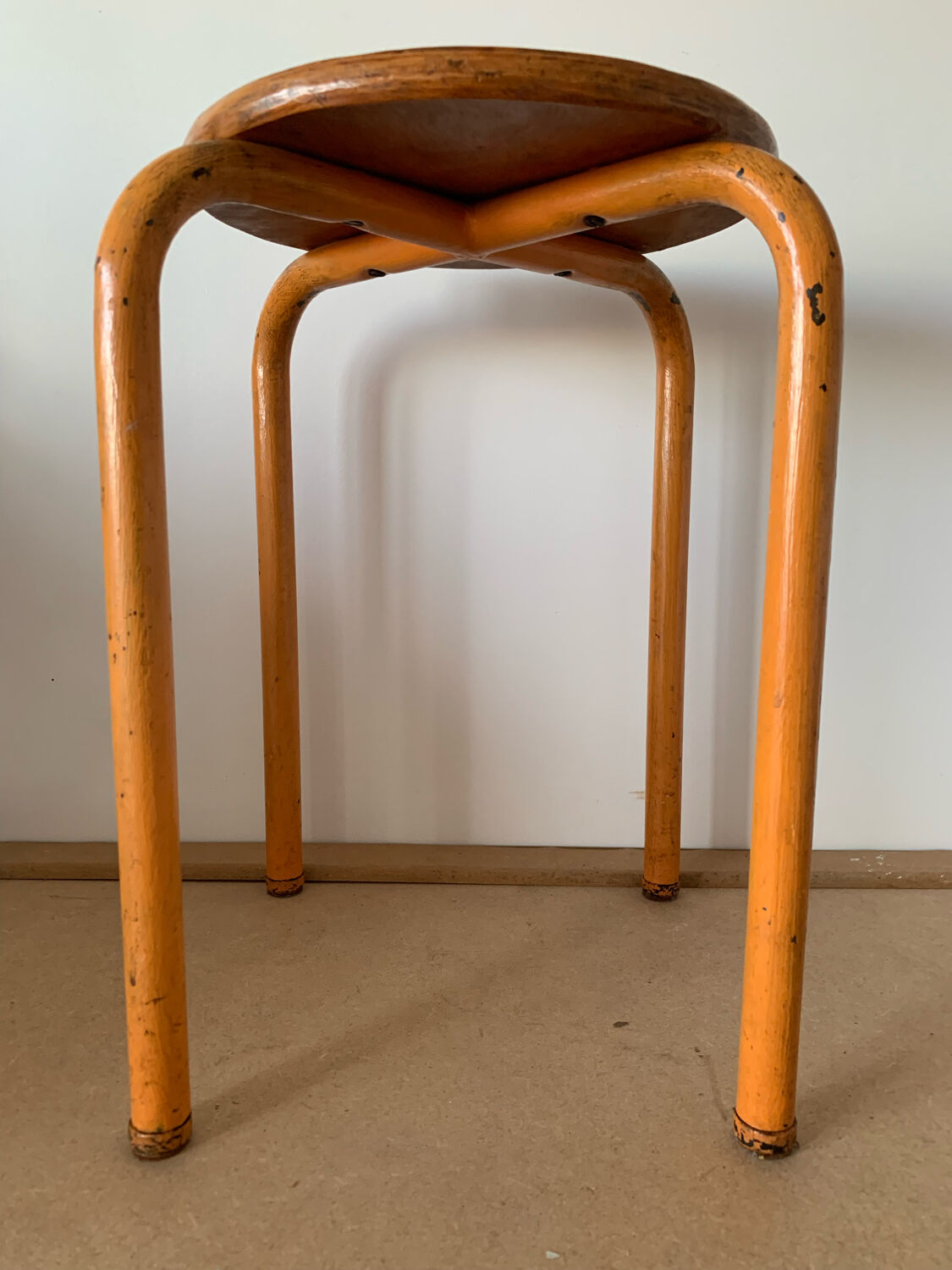 Set of 4 workshop stools
