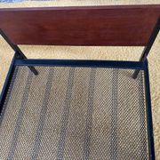 Daybed ou lit simple scandinave placage teck