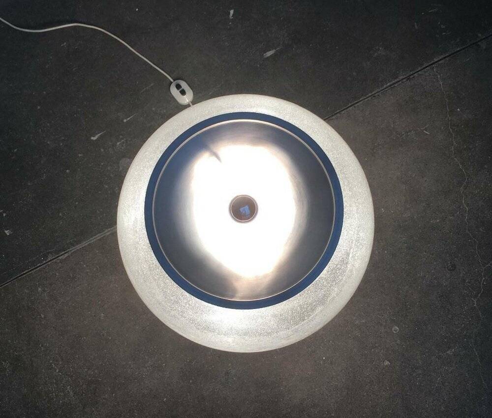 Swiss mid-century space age mushroom floor lamp by Temde, 1960s.