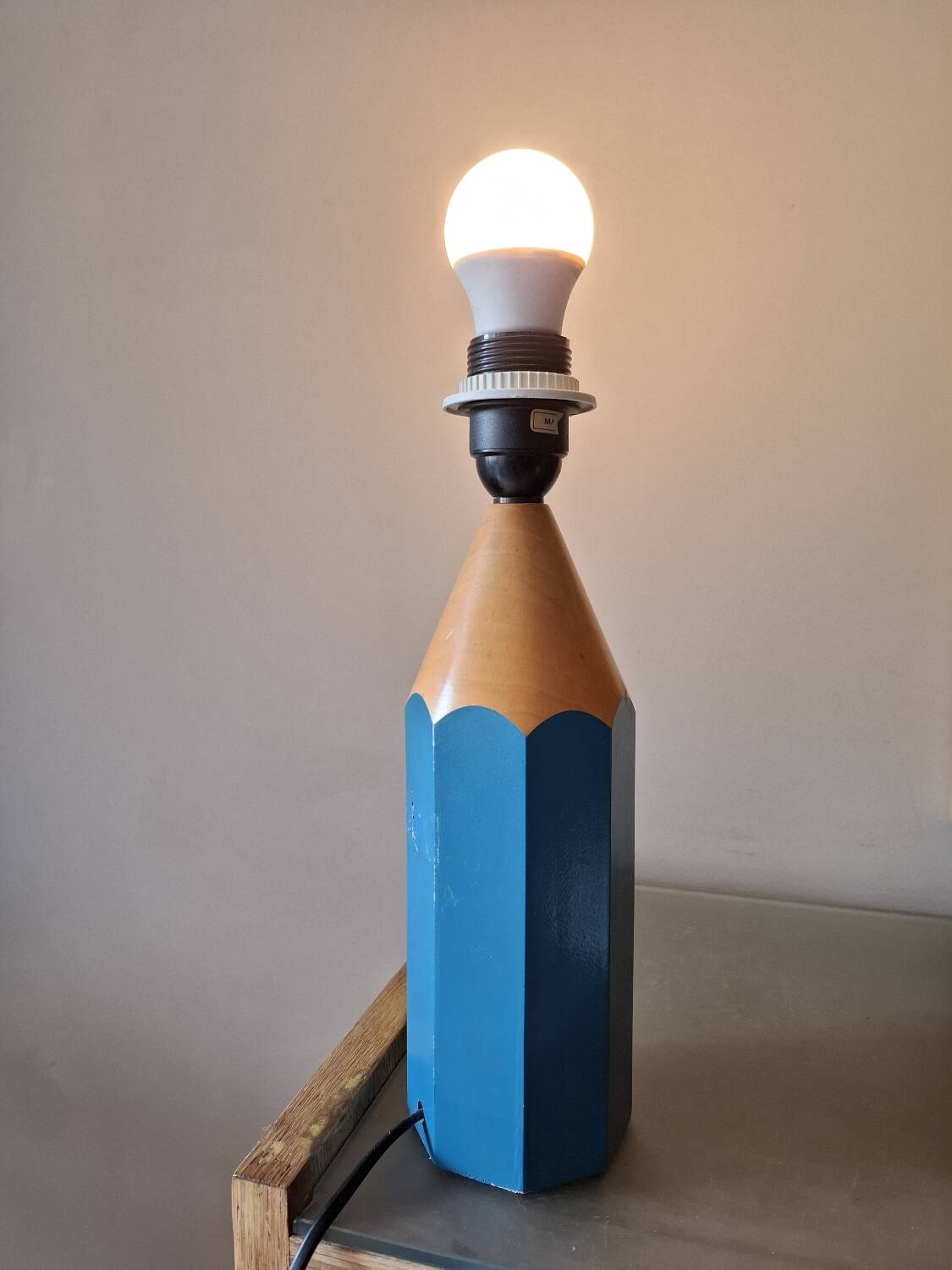 Vintage 80'S pencil lamp