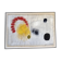 Tableau abstrait sur toile de lin dans le goût de Joan Miro