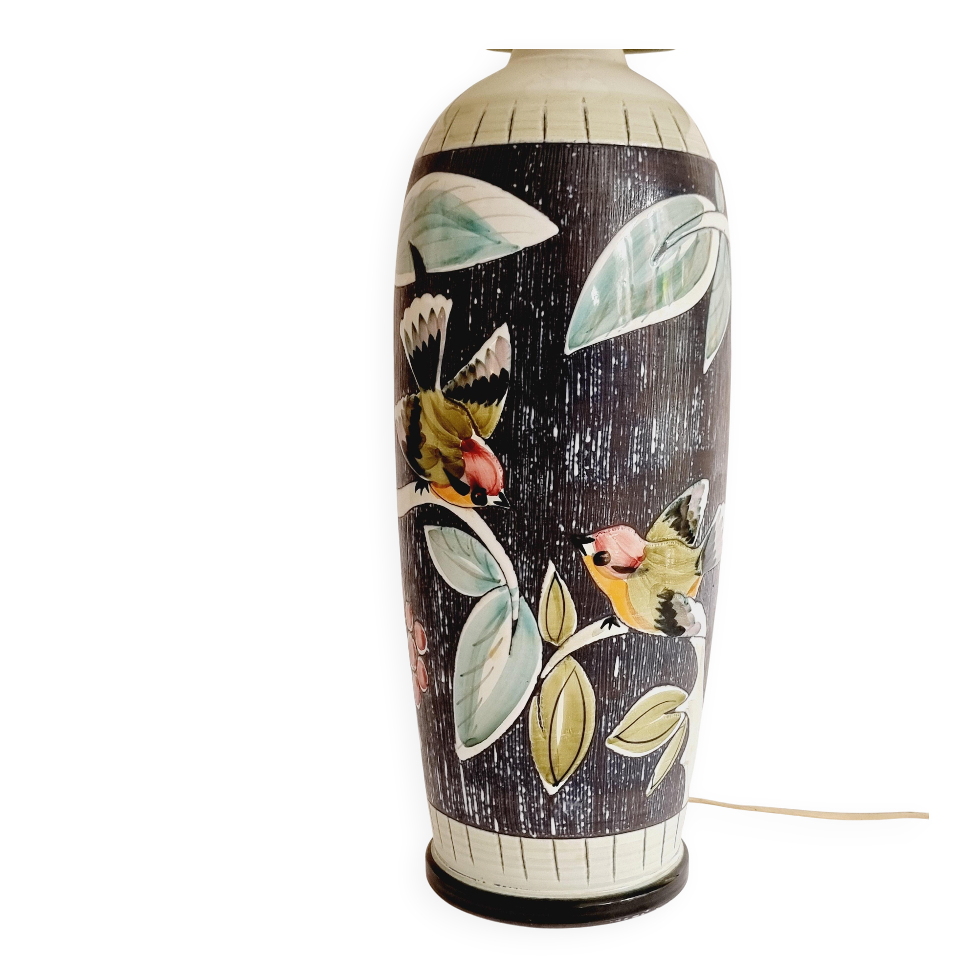 NILA table lamp in ceramic, handmade in Sweden, mid-1900s.
