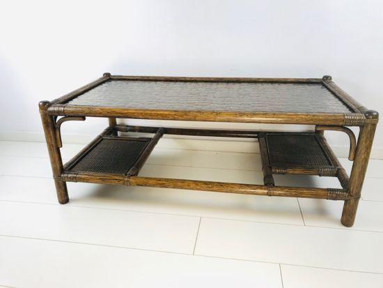 Table en rotin Manou vintage