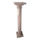 Italian decorative column from the 1960s in pink marble.