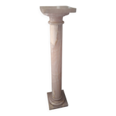 Italian decorative column from the 1960s in pink marble.