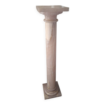 Colonne italienne en marbre rose, années 60