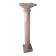 Italian decorative column from the 1960s in pink marble.
