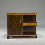 Art Deco Bar Cabinet with Inlays, 1930s
