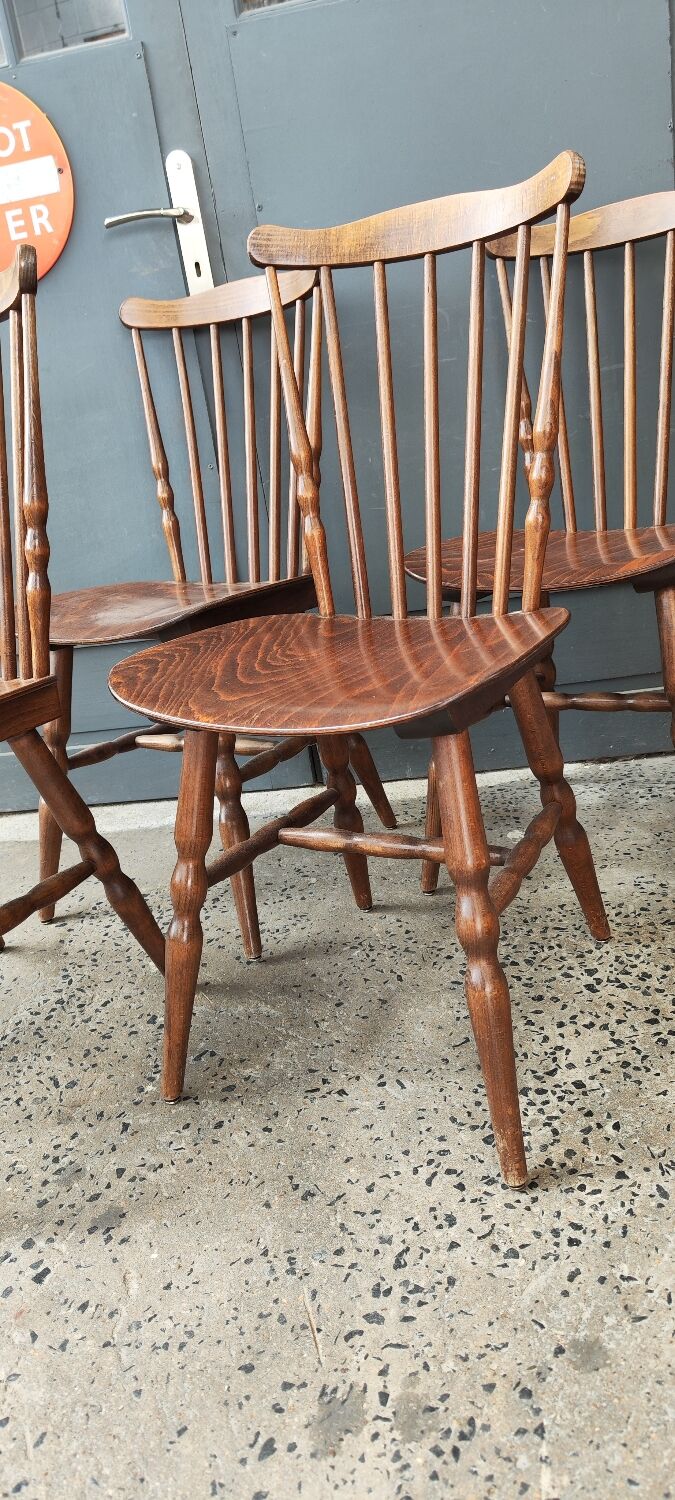 Set of 4 Baumann chairs
