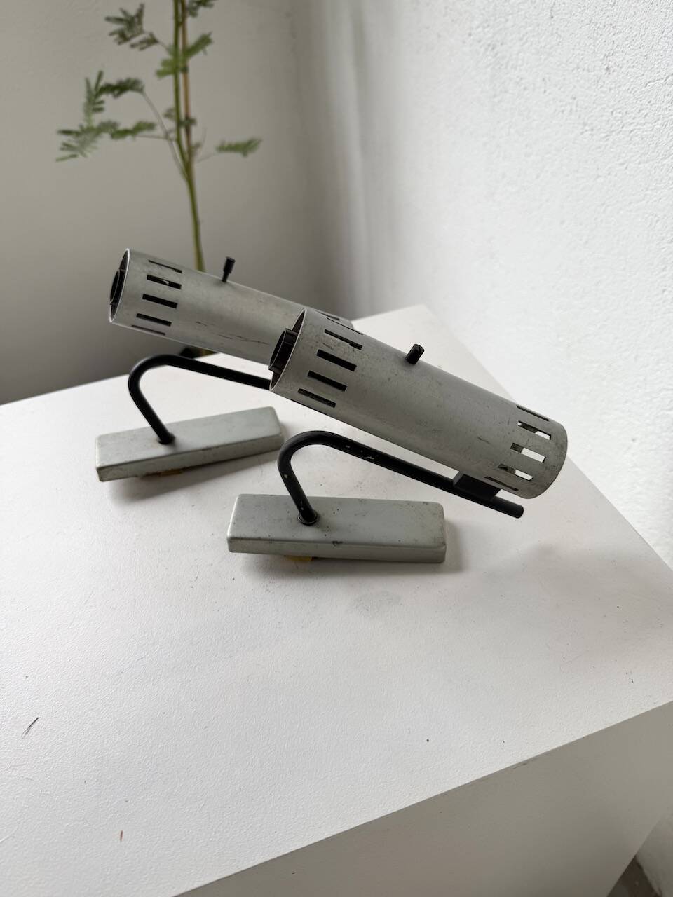 Pair of Alain Richard wall lights