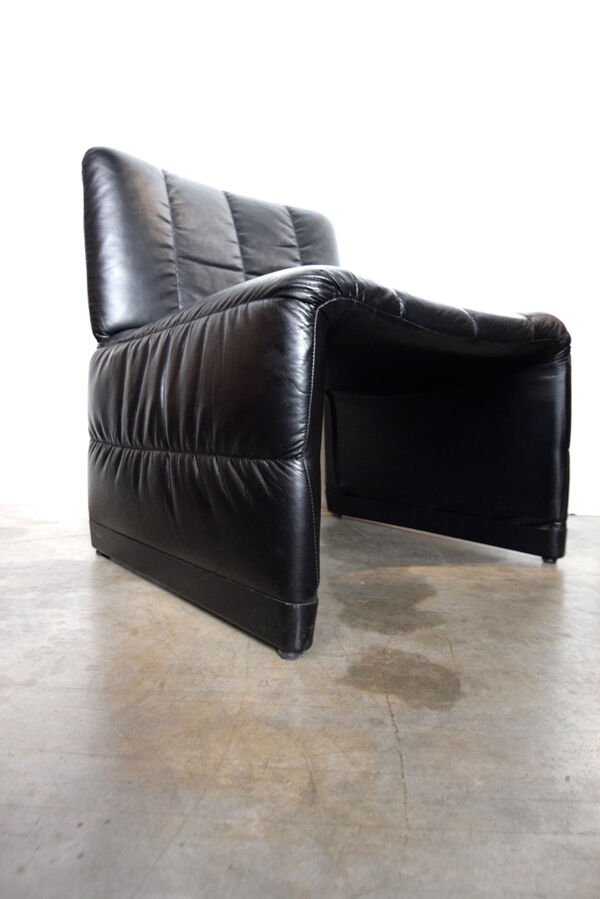 fauteuil Skaï Vintage 1970