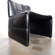 Fauteuil skaï vintage 1970
