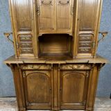 creation of the Nancy school: walnut sideboard from the Art Nouveau period