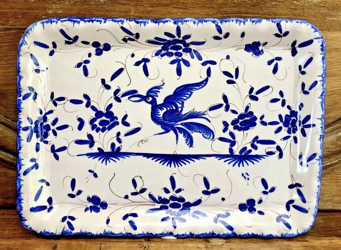 Old hollow round dish Martres Tolosane