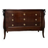 Empire style chest of drawers with gooseneck