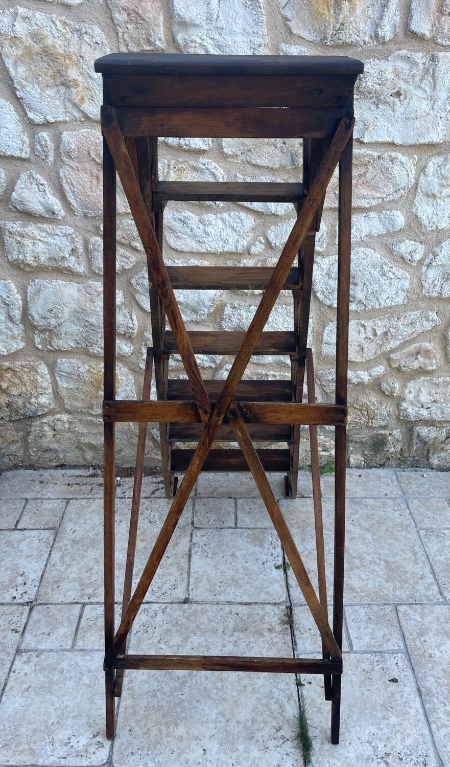 Decorative wooden ladder