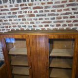 Art Deco mahogany library from the 1930s.