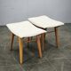 Pair of Beech Wood Stools by Závod Malacky, Czechoslovakia, 1970s