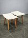 Pair of Beech Wood Stools by Závod Malacky, Czechoslovakia, 1970s