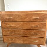 Commode vintage pieds compas