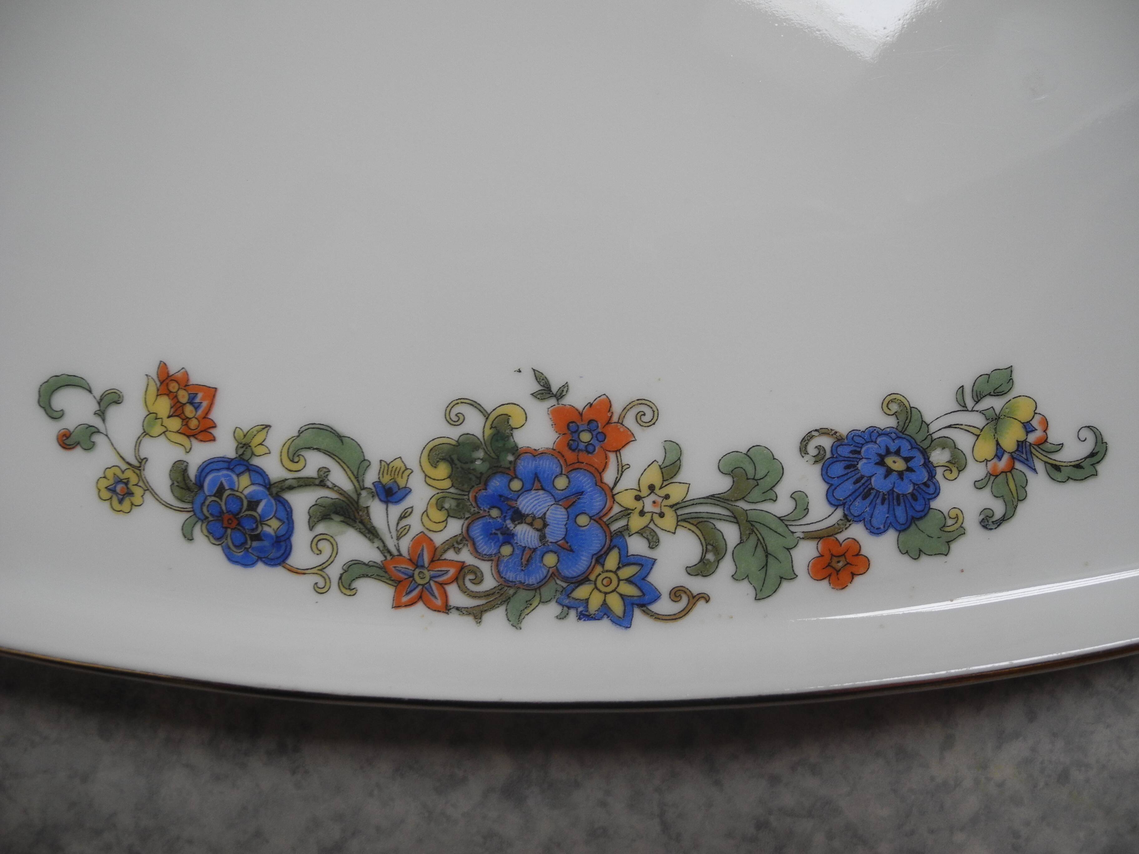 large antique porcelain dish art table antique porcelain dish