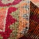 Tapis Couloir Turc Corail, Tapis Anatolien à Médaillons, 96x338 Cm