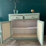 Old green "country" buffet