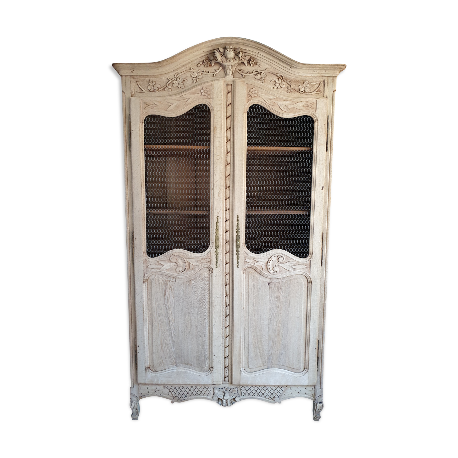 Louis XV style wardrobe washed