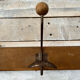 Old oak and metal hook