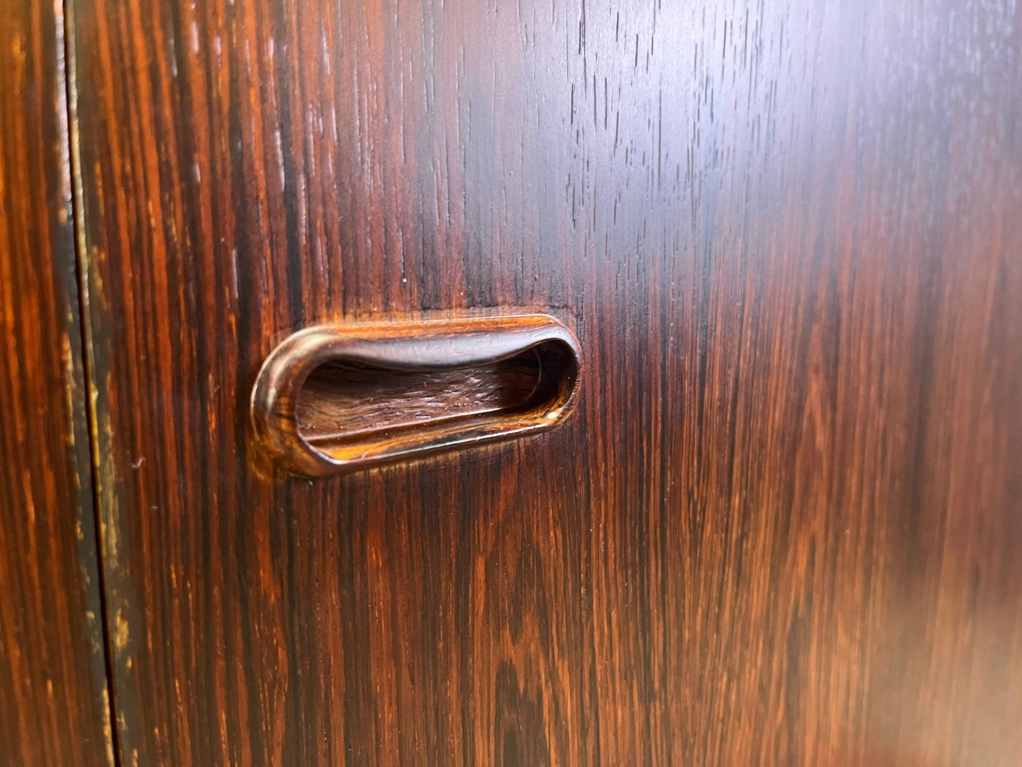 Oswald Vermaercke Paola rosewood highboard for V-Form Belgium 1959