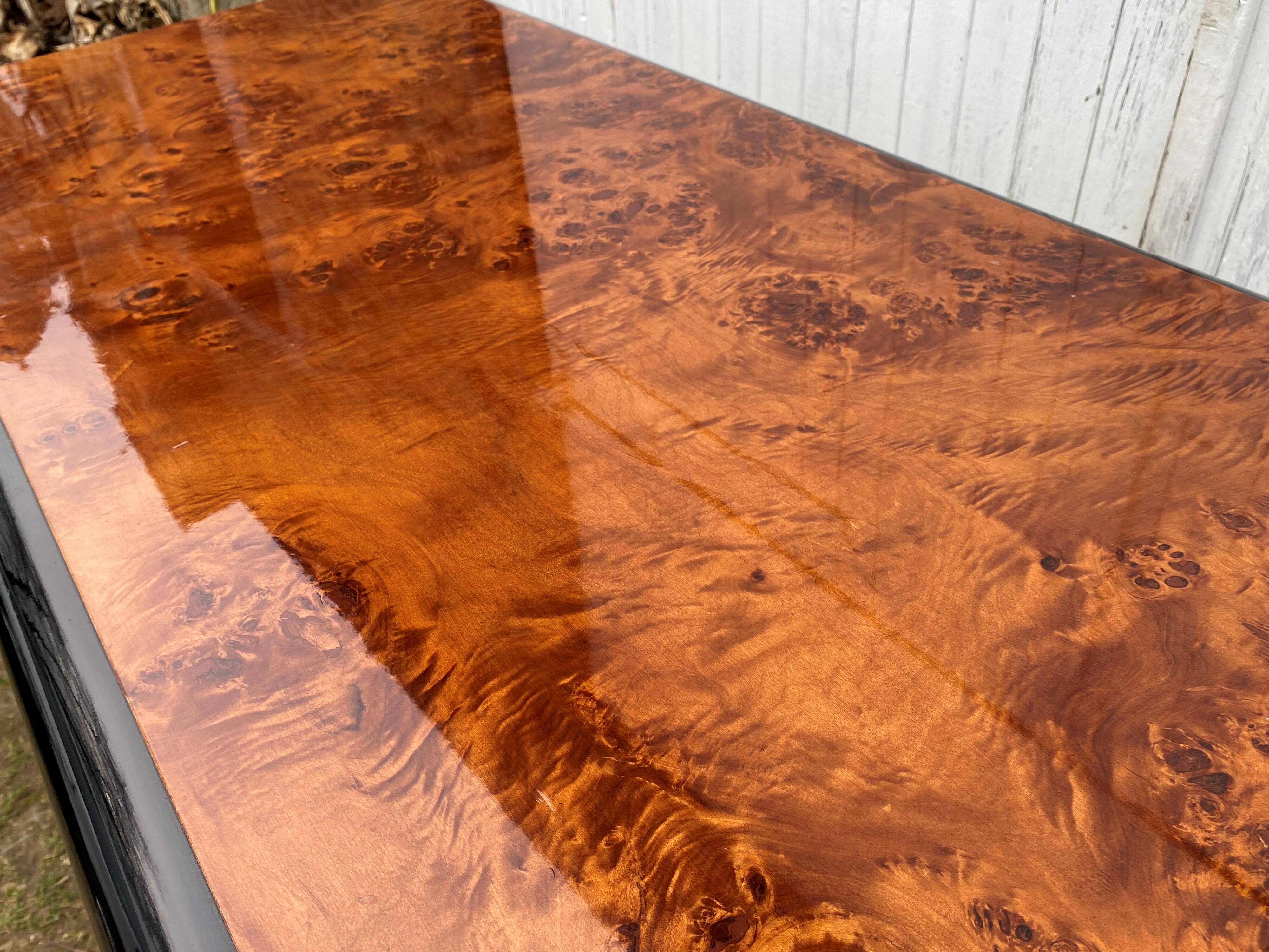 N1 coffee table in vintage 70s elm burl