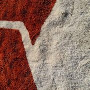 Terracotta and ecru Moroccan Mrirt rug 300x200 cm – abstract pattern