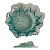 Coupelles en verre gravé