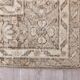 7x10 Beige & Brown Floral Vintage Rug 210x308Cm SK 240522