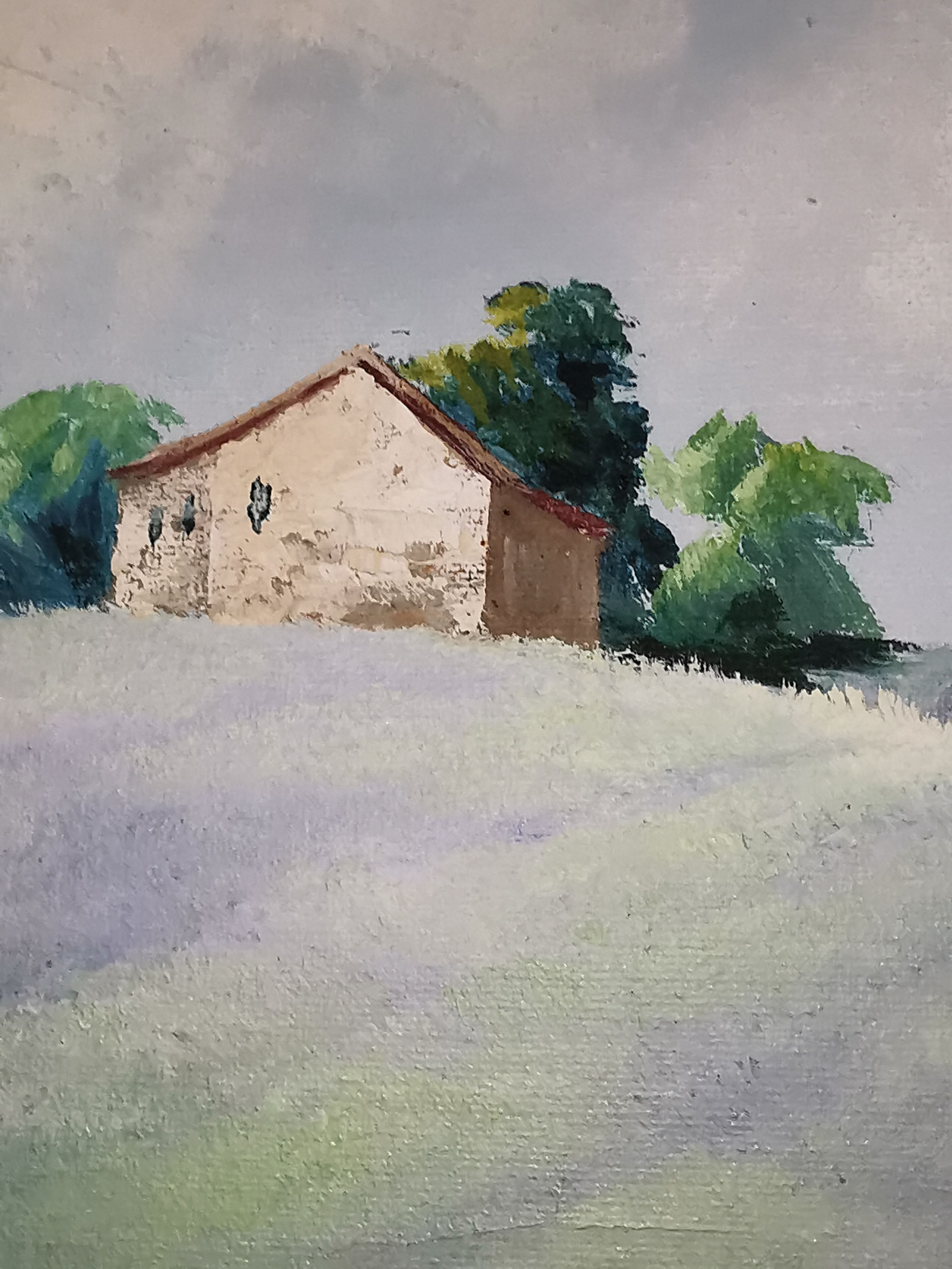 Provençal watercolor signed