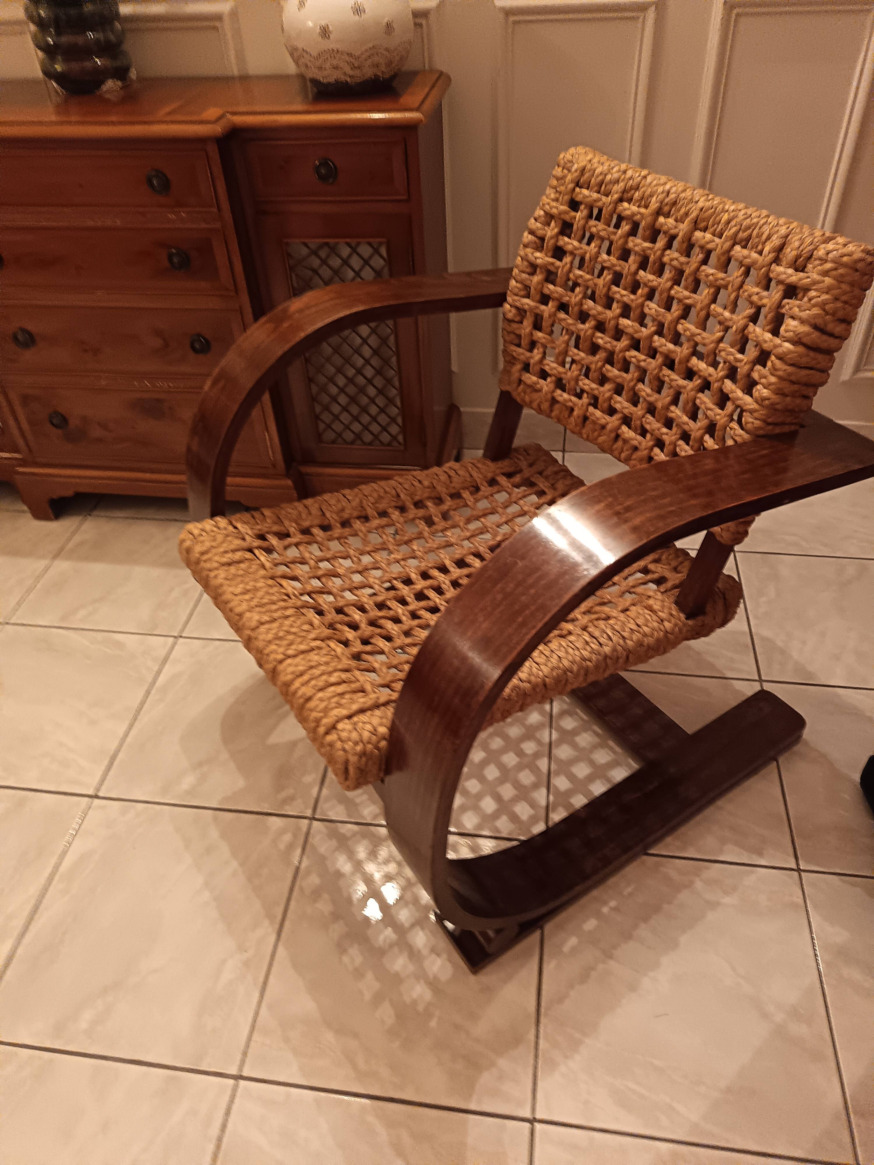 Audoux&Minet armchair Vibo Vesoul 1940s