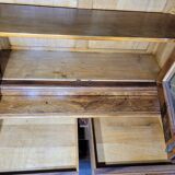 Louis Philippe walnut bookcase