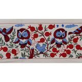 Hand-knotted rug, vintage Turkish rug 50x144 cm