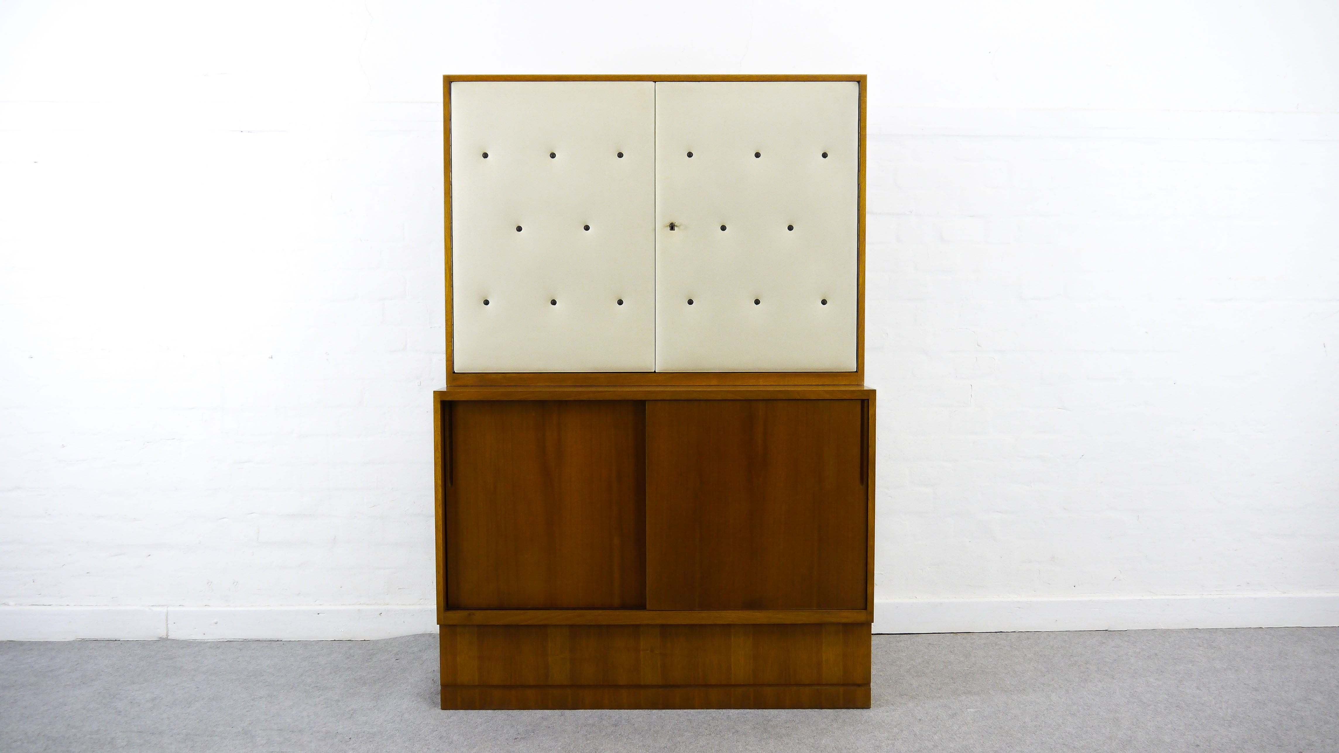 Sideboard-Highboard with Bar by Franz Ehrlich for DW Hellerau, Bauhaus