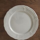 Set of 4 blue ceramic dessert plates