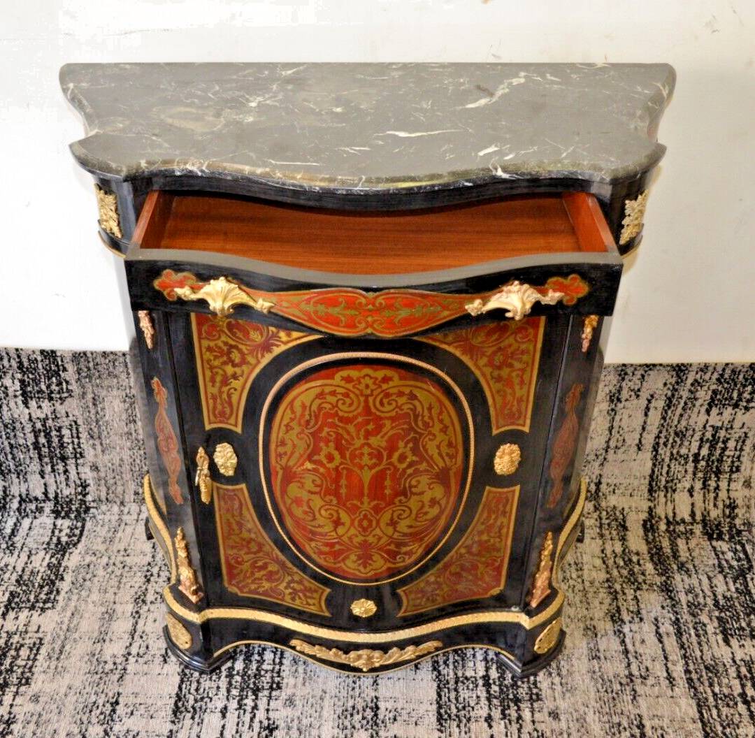 Wooden boule-style sideboard