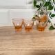 Set de 4 verres liqueur Luminarc étoile rose