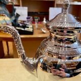 Solid silver teapot empire style