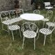 Antique wrought iron garden furniture