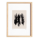 Contemporary painting on paper - black feathers - signed Eawy