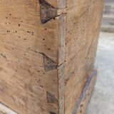 Coffre de rangement rustique en chêne massif