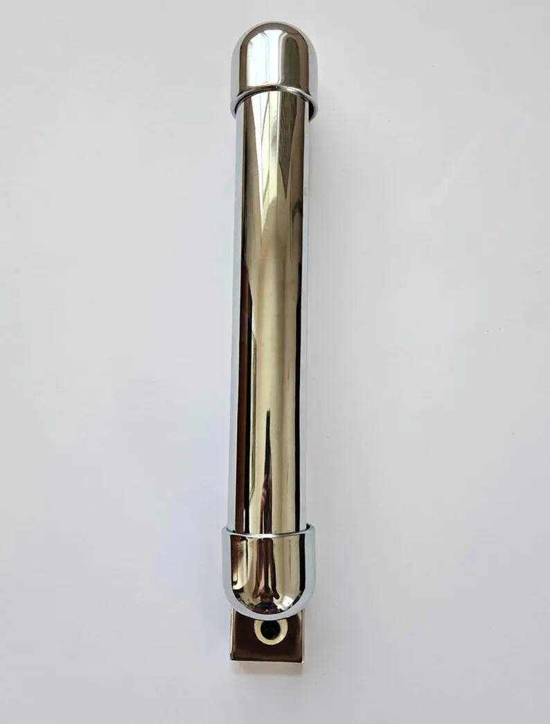 Rare Bauhaus, Art Deco, Functionalism never used Chrome Wall Lamp, 1930s