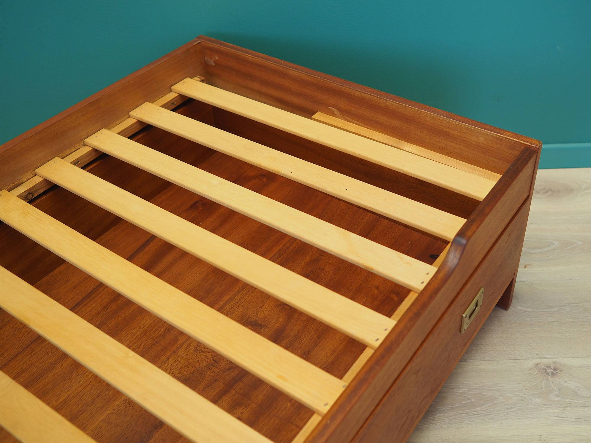 Teak daybed, Danish design, 1970s, production: Denmark